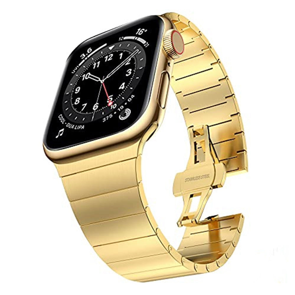 JLT For Apple Watch Series 9 8 7 41mm 6 5 4 SE (2023) SE (2022) SE 40mm 3 2 1 38mm Replacement Watch Strap Stainless Steel Buckle Design Watch Band JLT For Apple Watch Series 9 8 7 41mm 6 5 4 SE (2023) SE (2022) SE 40mm 3 2 1 38mm Replacement Watch Strap Stainless Steel Buckle Design Watch Band